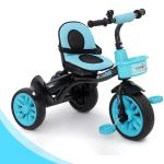 Her Home Tricycles for Kids Age 2-5 Years Old - Smart Plug n Play Kids Tricycle Ride-on trikes 2 Mins Assembely with EVA Wheel,Cushioned Seat Lightweight self-Riding 3 Wheelers (Blue)