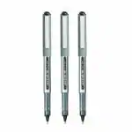 uni-ball Eye UB157 0.7 mm Roller Ball Pens, Black Ink, Pack of 3
