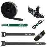 GIZGA essentials Cord Management System for PC and TV Wires Pack of 10