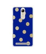 Casotec Gold Small Circle Design Printed Silicon Soft TPU Back Case Cover for Lenovo Vibe K5 Plus/Lenovo Vibe K5