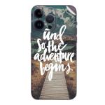 GADGETSWRAP Printed Vinyl Skin Sticker for iPhone 15 Pro - adventure-begins