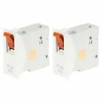 CONA Status 10221 Modular MCB 25A SP -C Type, Pack of 2|25A SP MCB Switch|25 Ampere Single Pole MCB|Electricial Accessories|Master Switch