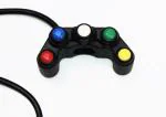 OBEROIS TRADERS Moto GP 5 Way Multipurpose 3 On/Off Switch with 2 Horn Push Button for Handlebar Bike Electric Regulator () Parts