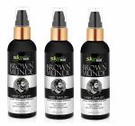 SKYBAR Brown Munda Hair Serum 300 mL Pack of 3 (Smooth & Shiny Hair)