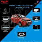 FALCON CAR CHROME ACCESSORIES COMBO KIT FOR ALTO 800 (2019 ONWARDS)