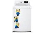 Divinedesigns Multicolor Vinyl Minions Climbing Washing Machine Sticker - 22 X 33 Inch