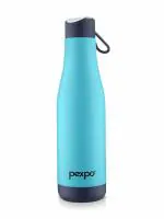 Pexpo Infinity Pro Hot & Cold ISI Certified Flask 750ml Turkish Blue| Stainless Steel Water Bottle | Thermoflask | Office Bottle | Workout | Travelling | Home | Adults & Kids| RCB Edition