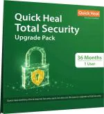 QUICK HEAL Total Security 1 User 3 Years Renewal CD, DVD