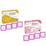 Professional Feel Gold + Skin Whitening Beauty Parlour Facial Kit For Women & Men All Type Skin Solution (120g)