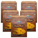 HEERALAL'S Bikaneri Kesar Bati | 5Kg (1Kg x 5) | Rajasthani Mithai | 20 Piece Per Tin Packing | Festival Gift Pack