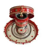 SK Craft Karwa Chauth Pooja Thali Set