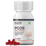 INLIFE PCOS Supplements for Women , minerals for Regular Cycle, Hormonal Balance - 60 Veg Capsules