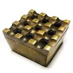 KAVYA Zinc Cigar/Cigarette Ashtray, 9 GRIDS