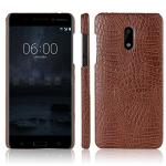 EXCLESIOR Nokia 3 Plain Coffee Shockproof, Solid Grip, PU leather Back Cover