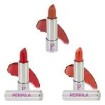 Perpaa Red, Nude, Orange Lipstick (Pack Of 3)