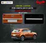 FALCON CAR NUMBER PLATE CHROME GARNISH FOR CRETA 2015-2019