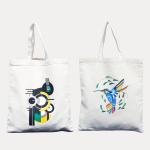 Ohobag.com Women Beige Tote (Pack of: 2)