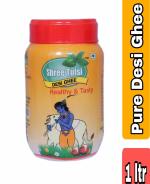 Brij Gwala Shree Tulsi Desi Ghee with Rich Aroma 1ltr Jar