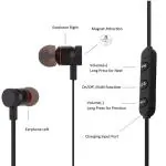 Home Sansar Wireless Sports Bluetooth Magnet Earphone Hand-Free Headphone for All Smartphone