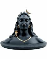 Craft Junction Hand Crafted Polyresin Lord Shiva Adiyogi Decorative Showpiece - 11 cm