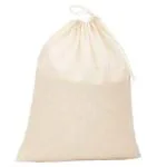 INK CRAFT Pack of 2 Commercial Muslin Cheese Cloth Bag for Kitchen, Unbleached Reusable Cotton Bags for Straining Juice as Strainer, Masala Potli, Spice Bag, Paneer, Curd, Cheese, Sprouting Beans