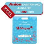 Stayzy Heavy Flow Anion Sanitary Pad With Panty Liner 340 mm (50 Pcs) XXXL