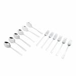 OPR Premium Stainless Steel Cutlery Set for Luxury Dining & Kitchen| Cutlery Set of 12 Pcs( Contains: 6 Dessert Spoons, 6 Dessert Forks)