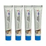 Hari Darshan Premium White Chandan Tika Paste with Beautiful Fragrance (Pack of 4, 50g Each)