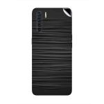 GADGETSWRAP Printed Vinyl Skin Sticker for Oppo F15 - Paint Black Texture