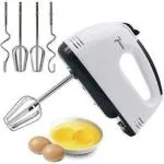 Broyotona Hand Blender Hand Mixer And Egg Beater For Cake Making and Whipping Cream with 7 Speed with with spatula and oil brush