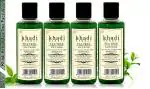 Khadi Herbal Tea Tree Face Wash For Refreshing Healthy Skin 840 ML (Pack Of-4)