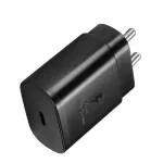 mPix 25Watts High Speed Charger Adapter type C| Compatible with Samsung Galaxy A20 A30/ A Series|(Adapter only)Black
