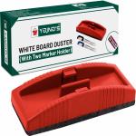SHELFKING Non Magnetic Premium Whiteboard Duster | Dry Erase Whiteboard Eraser for Erasing White Board Marker or Chalk Board Writing - (Pack of 1, Multicolor) Dusters (Multicolor)