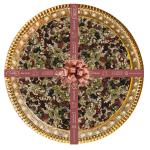 Sindhi Dry Fruits Gift Pack Containing Trail Mix with Seeds and Berries in a Fancy Decorative Tray, 500 Grams Net Material, Weight of Tray Not Included, Ideal for Gifting, Get Together, Festivals and Achievements