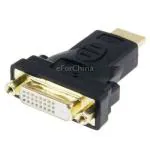 Eforchina Gold Plated Hdmi 19 Pin Male To Dvi 24Plus1 Pin Female Adapter
