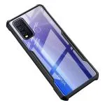 RUPELIK Vivo Y30 (Eagle) Shock Proof Clear Protective Hybrid TPU & PC Transparent Back Crystal Clear Eagle Case Cover for Vivo Y30 / Vivo Y50 (Black/Transparent)