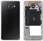 Imbi Samsung Galaxy A5 2016 A510 Black Aluminum Full Body With Frame And Side Key Panel