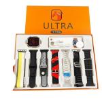 SARSA Premium 8 Ultra 7 in 1-49 MM BT Calling Sports Mode Fitness 7 Belt Smart Watch for Men & Women Smartwatch (Multicolor Strap) Incomplete