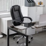 Oakcraft Gloster High Back Leatherette Ergonomic Office Chair