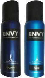 Envy Dark Deodorant Spray, Gravity Deodorant Spray Deodorant Spray, 120 Ml (Pack Of 2)