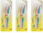 OPTRA-Megaztore Colours Eyebrow Razor Trimmer Ladies Shaver Hair Removal Beautiful Shaper (Set Of 9)