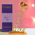 Bless Kraft Valentine's Gift Flower with Love Stand for Girlfriend Boyfriend Husband Wife