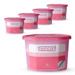 freshcant Compact Moisture Absorber By CILICAnT for Bathroom - Dehumidifier for Bathroom - Pack Of 5 (Fragrance: Rose)