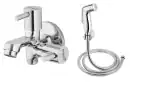 Prestige Turbo 2 way bib tap with Dolphin hf 1mtr flexible ss tube