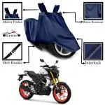 Kedit Yamaha MT 15 Motorcycle Bike Scooty Cover Navy Blue Colour Water Resistant - UV Protection & Dust Proof Imported Fabric Quality,Sun Protection,Weather Bike - Scooty Two Wheeler Body CoverYamaha MT 15