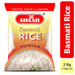 Ahaar Basmati Rice 2Kg(1Kg X 2 Packs)