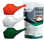 OREAYU Durable Unbreakable Jal Neti Pot (3 Pcs 3 Colour Tiranga) for Sinus Congestion With Neti Salt (200g))