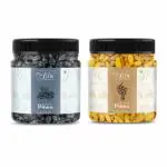 LILA DRY FRUITS Combo Pack Green Raisin (250gm) & Black Raisin(250gm) Combo | Kishmish Kali Dakh Combo Jar Pack | Healthy and Tasty Snacks, Ideal for Breakfast Dieting and Gifting | Rich in Minerals