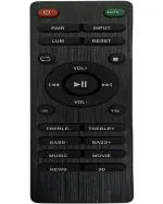 NixGlobal 2.1 Channel (AAVANTE BAR) Remote Compatible with BOAT HOME THEATER Remote Controller (Black)