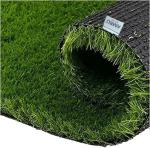 AMRO Beautility Needs Green Outdoor Rectangular Plastic and Rubber Artificial Grass Mat 60 x 11 x 11 cm